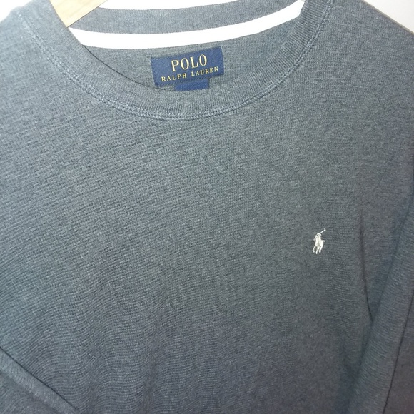 Polo Ralph Lauren Other - Polo by Ralph Lauren Gray Thermal T-shirt Sz Large